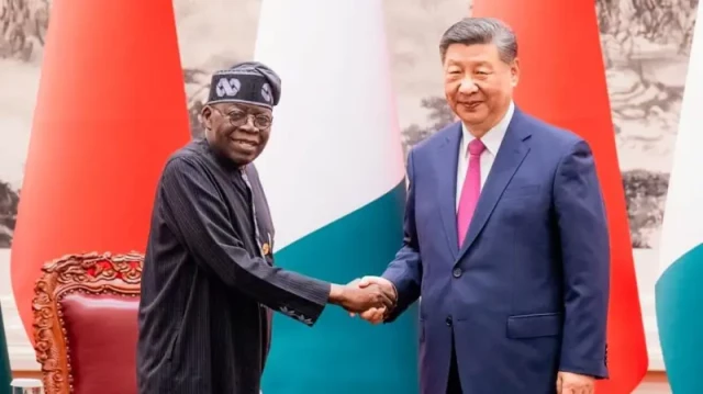 Nigeria President,  Bola Ahmed Tinubu and China President Xi Jinping